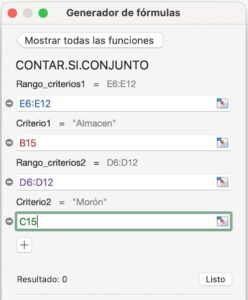 Contar.Si.Conjunto: ¿Cómo evaluar varias condiciones en Excel?