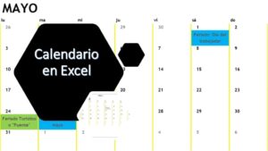 Calendario en Excel