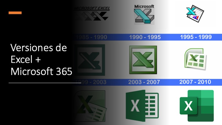 Curso Versiones de Excel y Microsoft 365