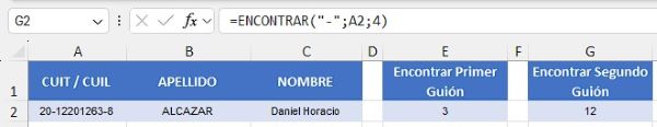Ejemplo Encontrar utilizando los 3 argumentos