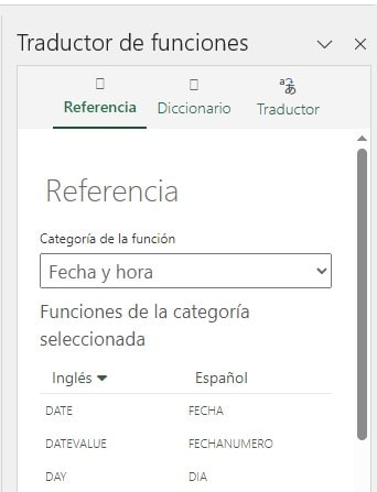 Panel de Referencia