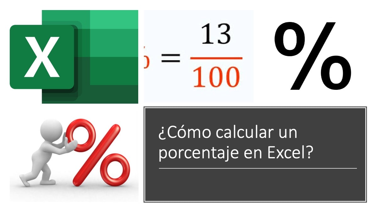fuerte Todos los años Departamento Cómo calcular un porcentaje en Excel? - La Fórmula de Excel